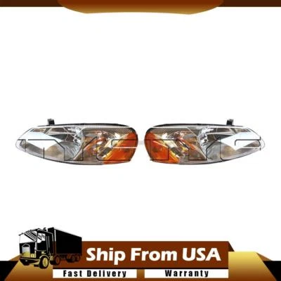 2x Conjunto de faros izquierdo derecho para Dodge Stratus 2003-2006 2,7 L Foto 1 de 4