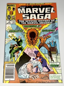 The Marvel Saga #4 Newsstand Official History of the Marvel Universe 1986 - Picture 1 of 2