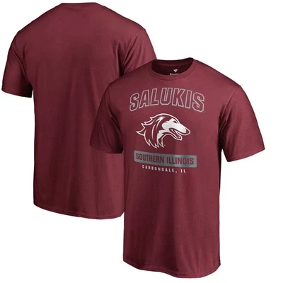 Men's Maroon Southern Illinois Salukis Campus Icon T-Shirt - Image 1 of 3