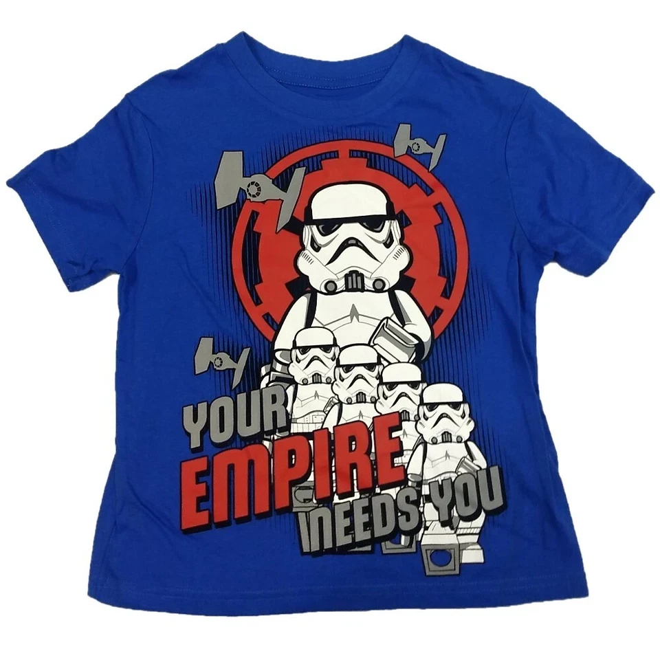 LEGO Star Wars Stormtrooper Your Empire Needs You Niños Niños Camiseta Azul Foto 1 de 1