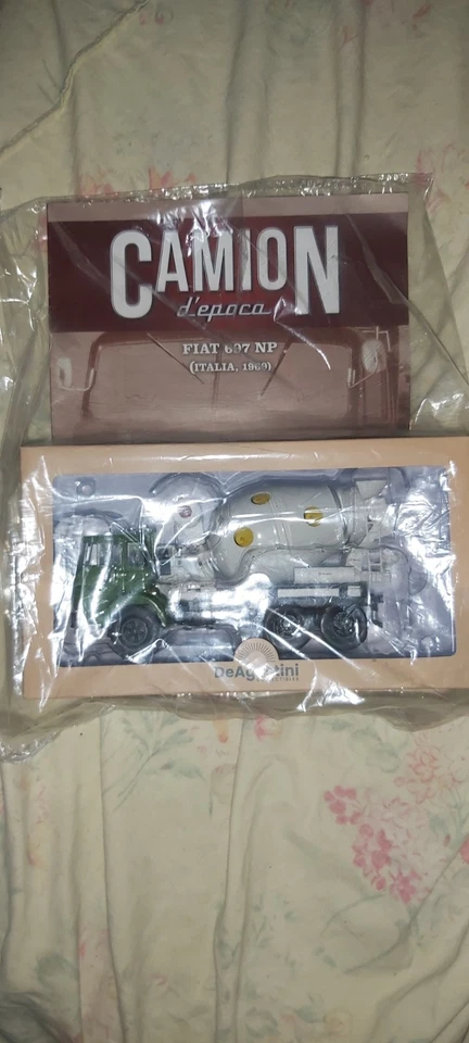 1/43 DeA DeAgostini 84 Fiat 697 NP 1969 Marotta betoniera camion epoca truck - Immagine 1 di 1