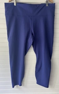 Fabletics Leggings 7/8 4XX 22/24Boost PowerHold High Waisted Indigo UltraViolet - Picture 1 of 15