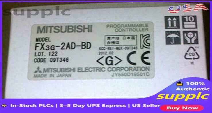 FX3G-2AD-BD 全新 三菱 PLC FX3G-2AD-BD 快速发货 1 件 美国 免费税 — 第 1/1 张图片