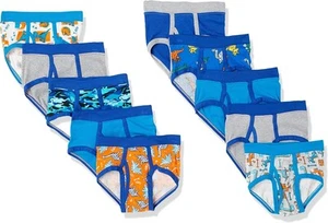 Hanes Toddler Boys' Briefs Pack, Dinosaur Printed 4, Assorted - 10 Pack - Picture 1 of 4