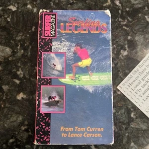 Surfing Legends VHS Kassette 1990 Surfer Magazin Rhino Heimvideo Tom Curren - Bild 1 von 13