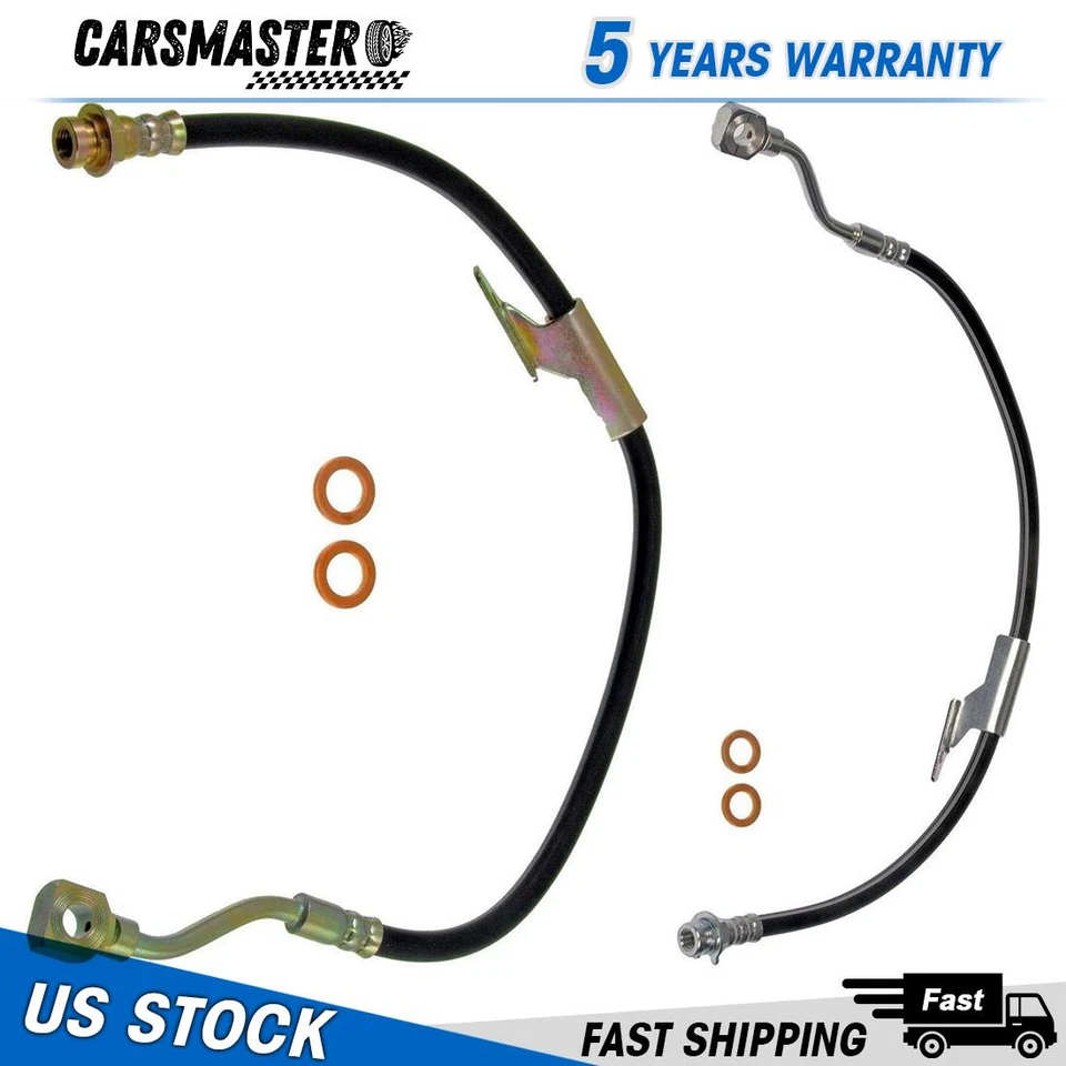 Manguera de freno delantera 2x para Chevrolet Tahoe 1995-2000 5,7 L tracción trasera Foto 1 de 1