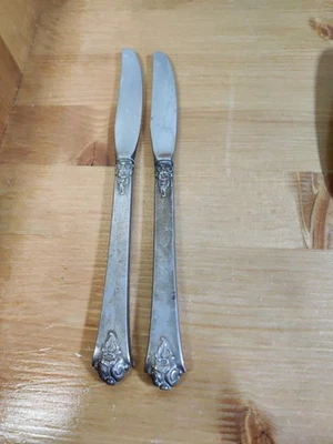 VINTAGE Castle Rose KNIFE 8" STERLING HOLLOW HANDLE 119 grams - Image 1 of 4