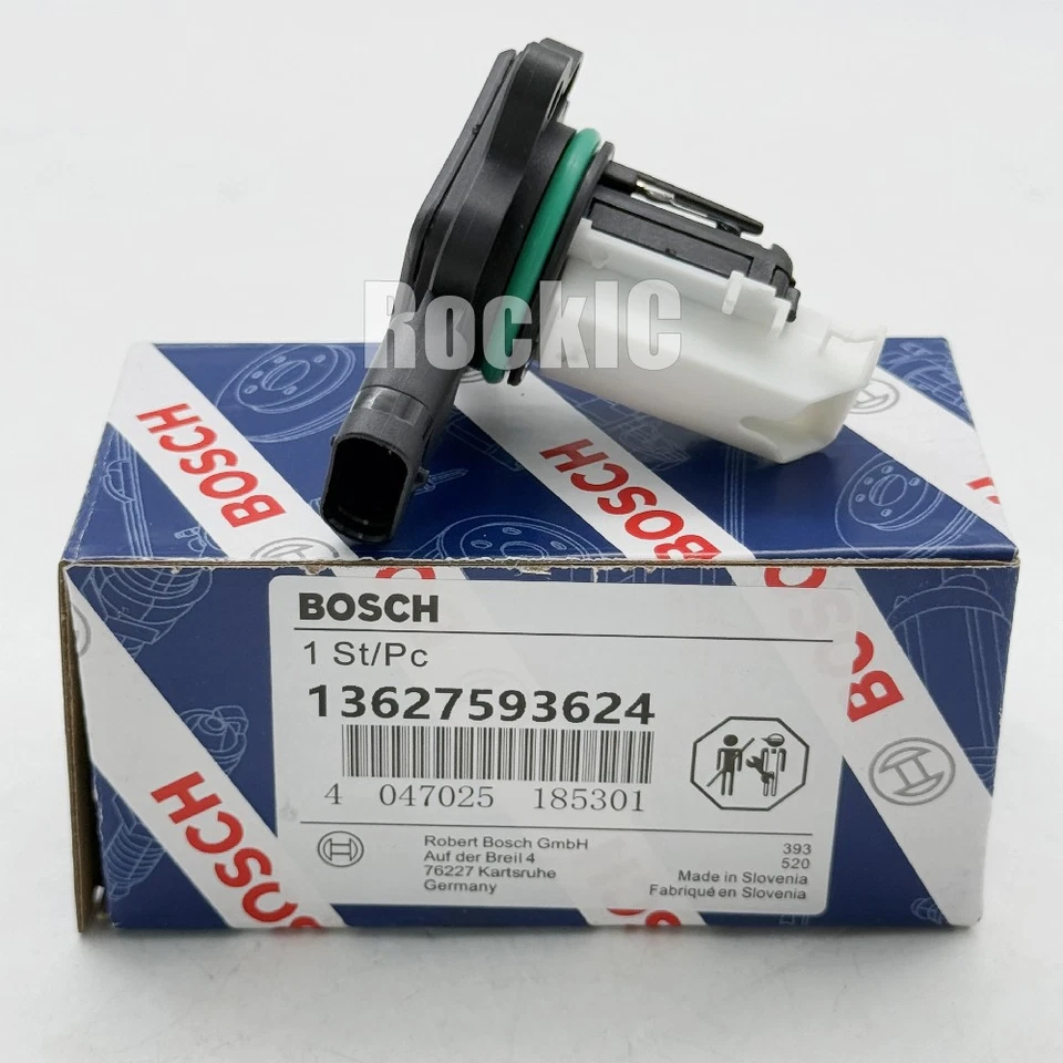 Sensor medidor de flujo de aire másico 13627593624 MAF para BMW X3 X4 X5 135i 335i 535i 640i Foto 1 de 4