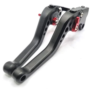 Short Black Clutch & Brake Levers Yamaha YZF-R125 / MT-125 / XSR 125 2020-2025 - Picture 1 of 6