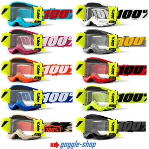 100% PERCENT FORECAST STRATA 2 ROLL OFF MX MTB MOTOCROSS GOGGLES - Picture 1 of 12