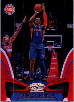 2018-19 Panini Certified #104 Stanley Johnson Red #/299 - Image 1 of 2