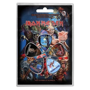 IRON MAIDEN LATER ALBUMS 5 PLECTRUM PACK OFFICIALLY LICENSED MERCHANDISE - Picture 1 of 7