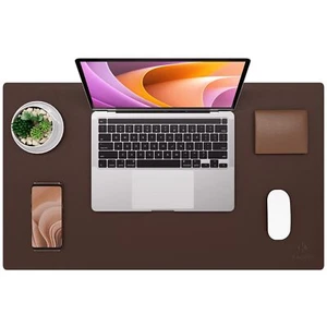 Non-Slip Desk Mat Leather Desk Pad Desk Blotter Desktop Mat for Desk Large De... - Picture 1 of 6