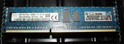 HP 731765-B21 735302-001 731656-081 HP 8GB 1PC3L-12800R DDR3-1600 Reg Mem  - Image 1 of 2