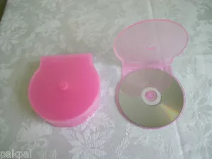 100 PAKRITE Pink CLAM SHELL CD HÜLLEN, JS101 - Bild 1 von 1