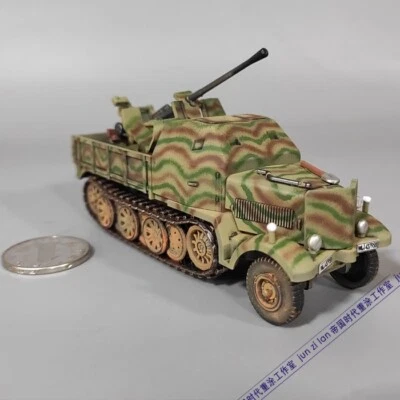 Tanque de camuflagem 11cm Sd.Kfz.7/2 Flak37 modelo meia pista caminhão defesa aérea - Imagem 1 de 4