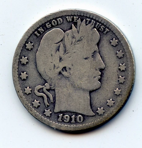 1910-d Barber quarter (SEE PROMO) Cover