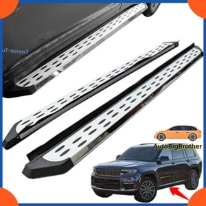 Fits for Jeep Grand Cherokee L 2021-2023 Side Steps Pedal Running Board Nerf Bar - Foto 1 di 9