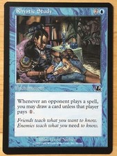 Rhystic Study Prophecy mtg NM