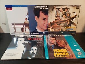 Laserdisc Lot 5 - Tom Hanks, Forest Gump, Big, Turner Hooch, Bachelor party 