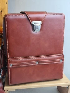 Vintage Faux Leather Camera Carry Case / Travel Bag Immaculate Condition - Picture 1 of 15