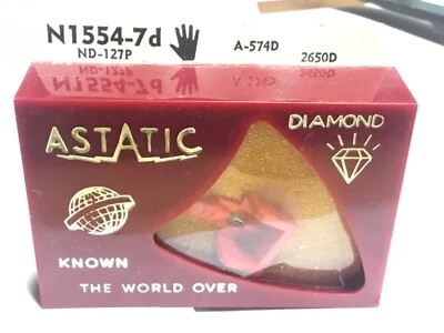 Astatic N1554-7d  SONY Diamond stylus needle ND-127P A-574D 2650D 3205 8085 - Image 1 of 3