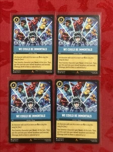 4x Disney Lorcana Mar Azurita - Podríamos ser inmortales - 162/204 x4 - Imagen 1 de 7