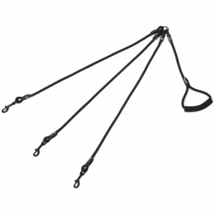 Triple 3 Way Rope Dog Pet Lead Leash Handle Splitter Coupler Clip for Collar - Picture 1 of 1