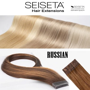 Hair Extension Cheratina SEISETA Russian Capelli Veri Russi 20 ciocche Remy - Imagen 1 de 25