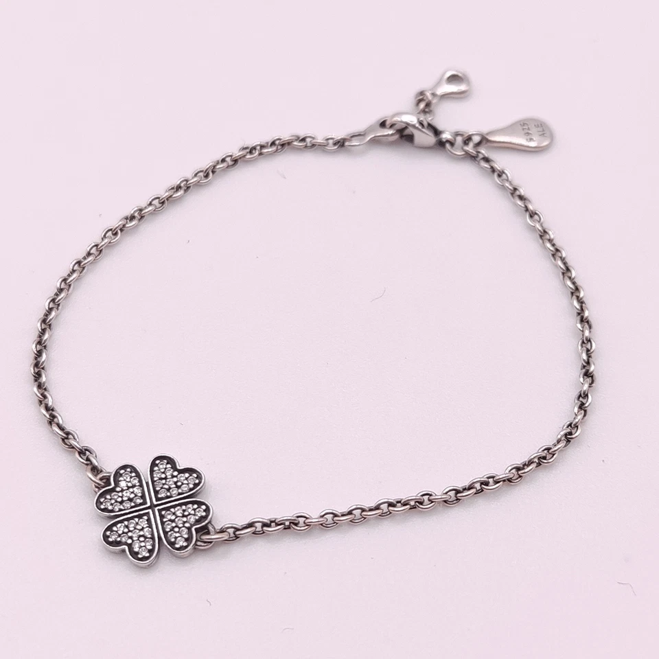 ⭐ Pandora 925 Armband Band Armreif Perle Halskette Collier Kette Silber 077 ⭐ - Bild 1 von 3