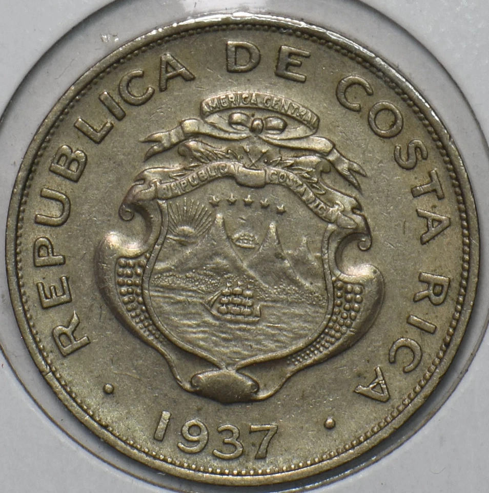 Costa Rica 1937 50 Centimos 196244 combine shipping - Image 1 of 2