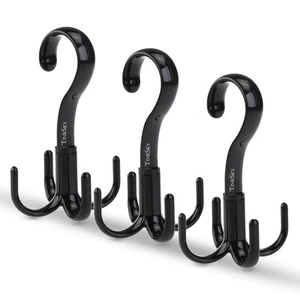 Belt Hanger Scarf Tie Rack Holder Hook for Closet Organizer 360 Degree Rotati... - Picture 1 of 8