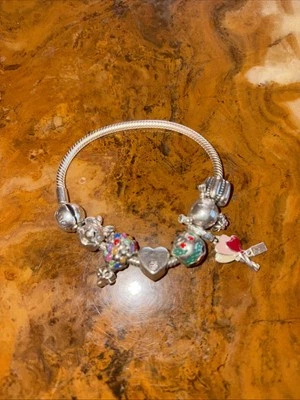 Orginal Pandora Armband Kinder mit 7 Charms Disney original etc. - Bild 1 von 4