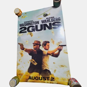 2 Guns 2013 poster film promozionale originale 27x40 Denzel Washington Mark Wahlberg - Foto 1 di 7