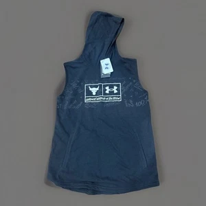 Boys New Sleeveless  Hooded Iron Paradise Hooded Cut Off Black Youth XL The Rock - Picture 1 of 4