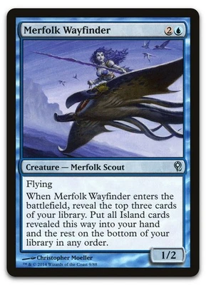 Merfolk Wayfinder #9 (NM) Jace vs Vraska DDM Magic MTG - Image 1 of 2