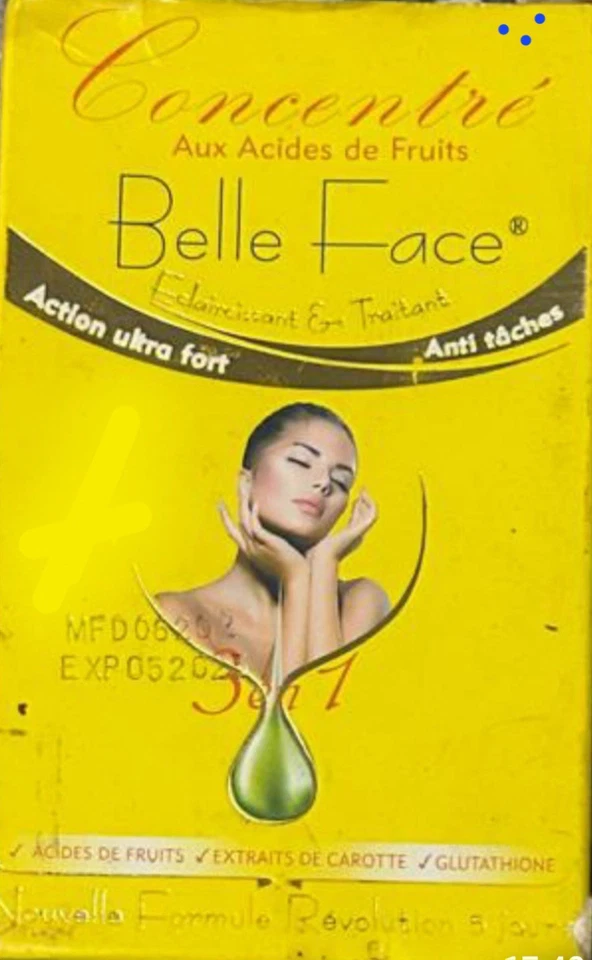 Suero Aceite Facial Belle Extractos de Ácidos Frutales Enriquecidos y Glutatión Foto 1 de 1