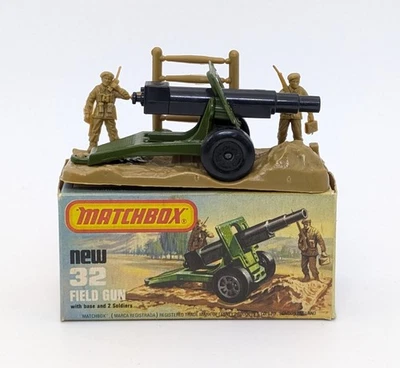 Matchbox Lesney Superfast 32 Field Gun - MIB - Image 1 of 4