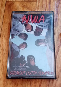 NWA Straight Outta Compton Cassette Tape 1988 Ruthless Records Dr. Dre Ice Cube - Picture 1 of 5