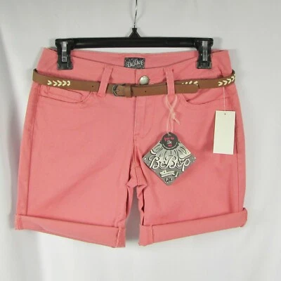 Pantalón Corto para Caminar BeBop Juniors con Cinturón Nuevo con Etiquetas Salmón Talla 1 Nuevo con Etiquetas Foto 1 de 4