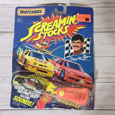 1992 Matchbox SCREAMIN STOCKS 28 Davey Allison Vintage NASCAR Texaco Collectible - Image 1 of 4