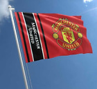 MANCHESTER UNITED FC LARGE FOOTBALL CLUB MAST FLAG OFFICIAL MUFC 5' X 3' ft MUFC