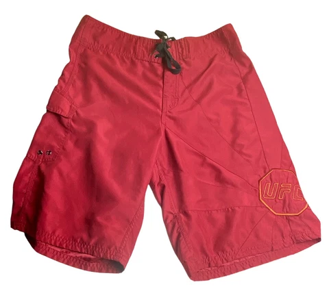 UFC Trunks / Shorts Size: 34 Red Cover