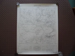 Ordnance Survey 6" map SO05SW 1964 Brecknockshire Radnor BuilthWells Builth Road - Picture 1 of 4