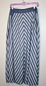 NWTS  Lane Bryant Womens Blue Stripe Poly/Rayon Blend Skirt Size 18/20 - Picture 1 of 3