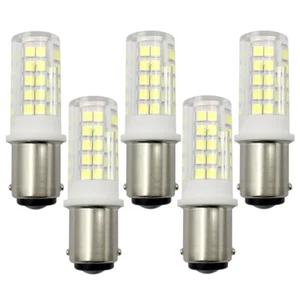 5pcs BA15D BA15 LED Light Bulb 64-2835 Ceramic Lamp Lights Bulbs Warm White 110V - Picture 1 of 6