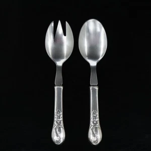 Evald Nielsen. No. 12. Silver Salad Serving Set. - Picture 1 of 1
