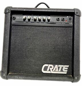 CRATE Amplifier Model GX-15 Black - TESTED Complete & Clean Used Cond!