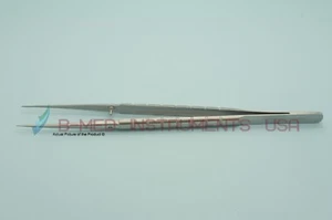 Pinzas de atar micro sutura Castroviejo grado O 1x2 dientes 7" 0,7 mm 8 mm plataforma - Imagen 1 de 3