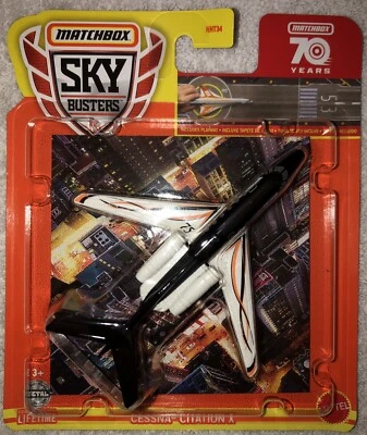 Matchbox Sky Busters Cessna Citation X BUSINESS JET NEW FAST USPS SHIPPING - Image 1 of 2